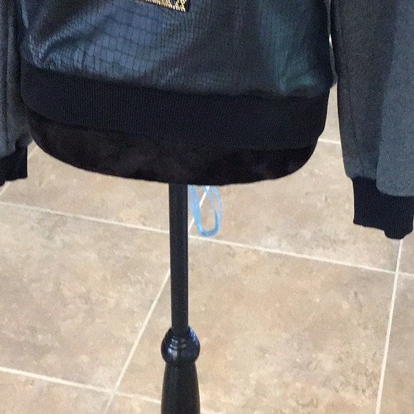 Madness National faux leather/sequin front top, long sleeves, size medium - Picture 10 of 14